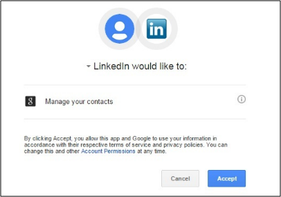 how to create a linkedin profile - import contacts