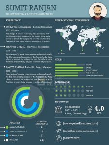 infographic resume sample - getsetresumes