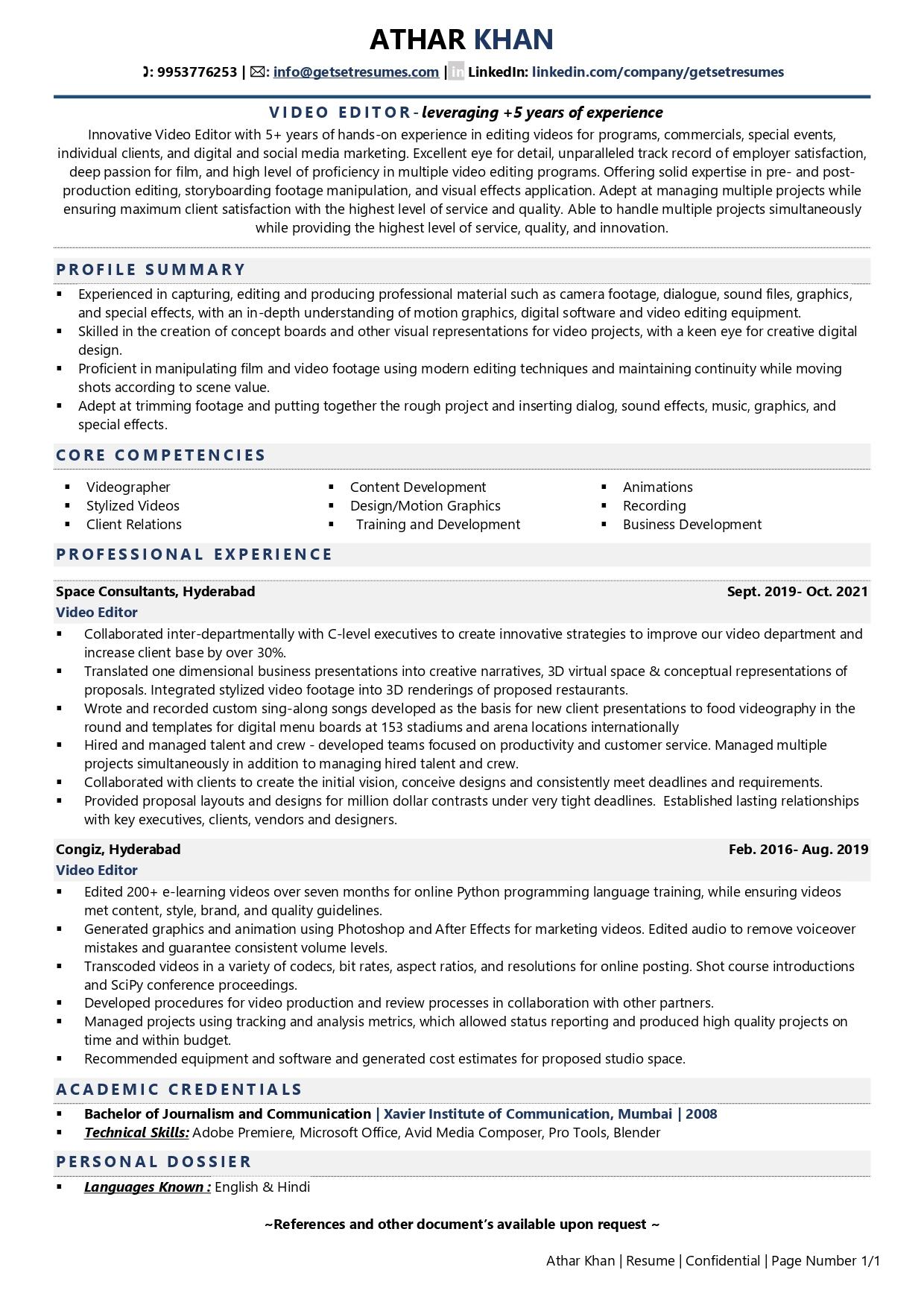 editing resume on work computer