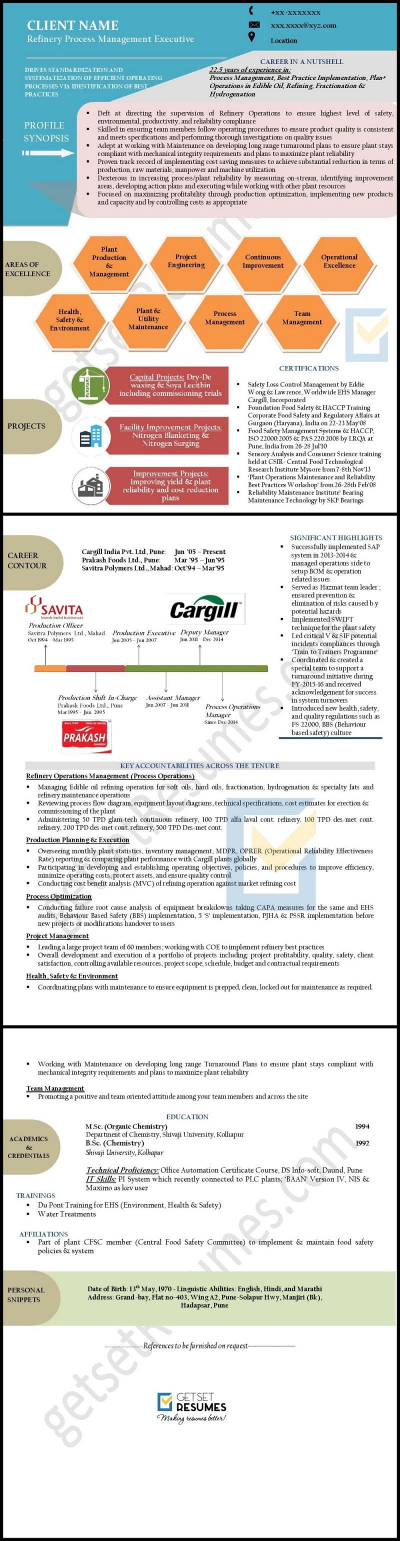 Multi-page Graphical Resume